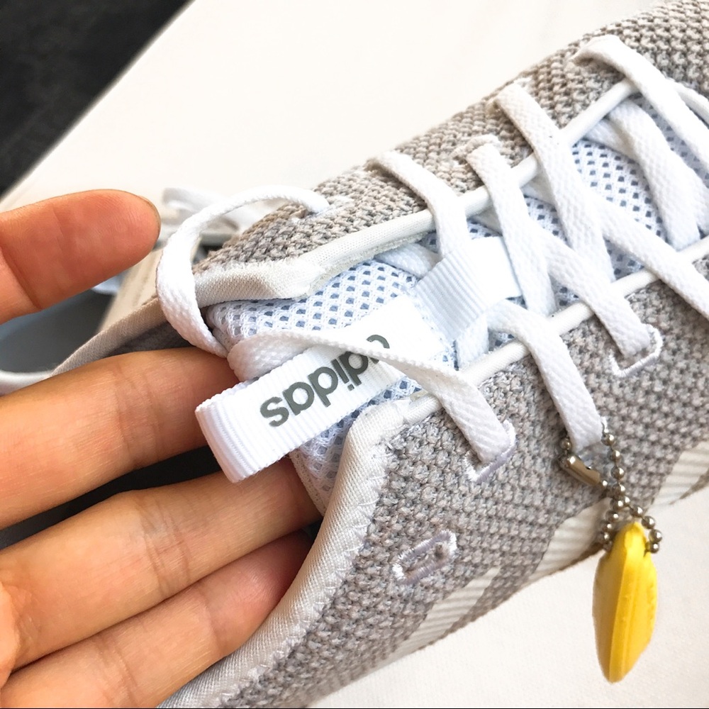 🆕 ADIDAS GREY WHITE QUESTAR X BYD SNEAKERS! - Picture 8 of 14